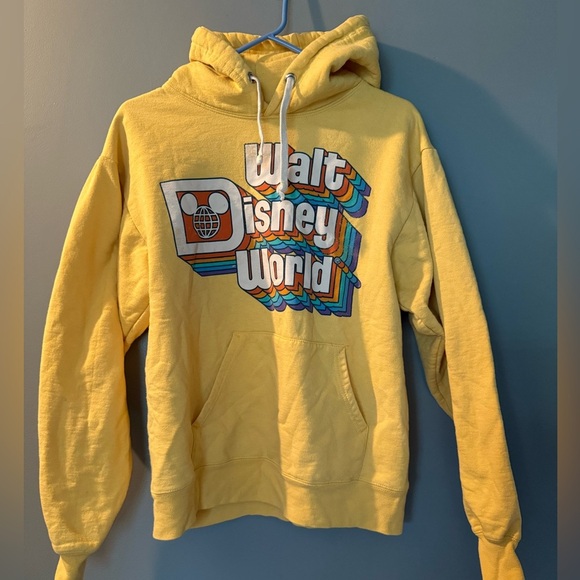 VTG Walt Disney World Unisex Pullover Hoodie VGUC Sz S 20" PTP - Picture 1 of 5